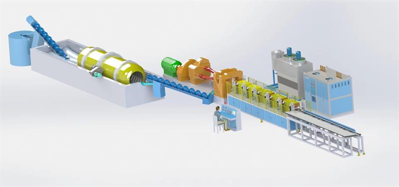 Simple diagram of steel ball rolling system