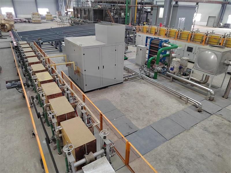 Induction heating system for rolling large steel balls