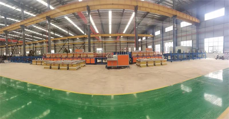 Induction heating heat treatment quenching and tempering production line for steel bars