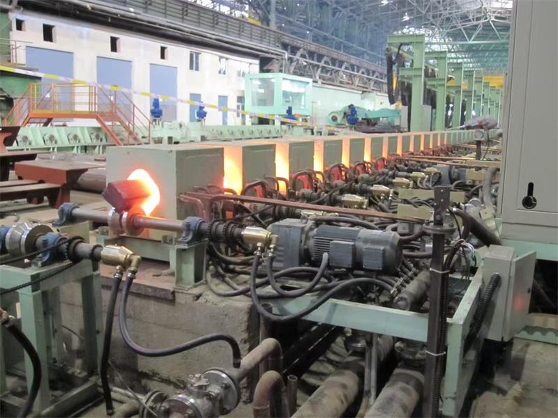 Induction heating system for heating special-shaped steel