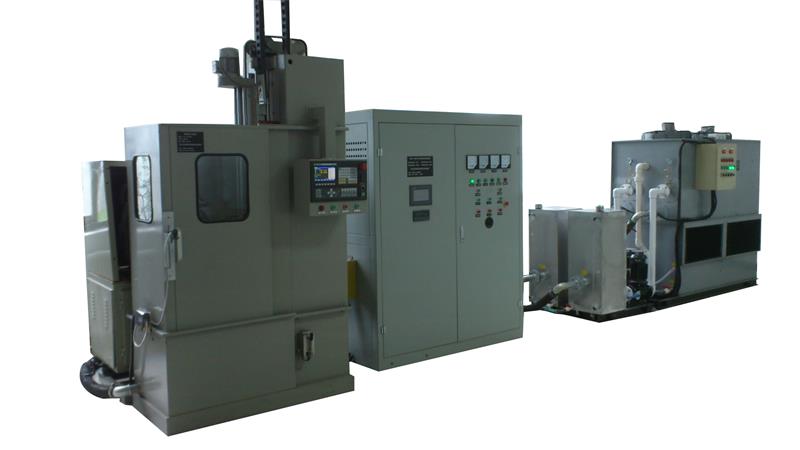 Induction heating system of quenching machine tool